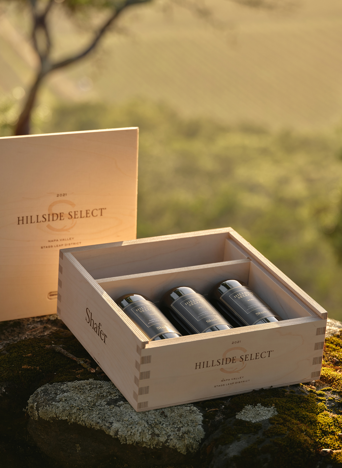 Shafer winery Hillside Select box