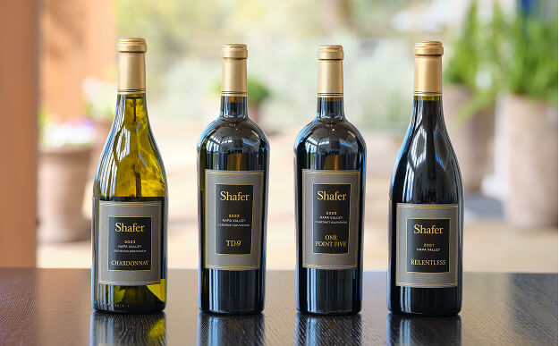 Bottling process at Shafer wines
